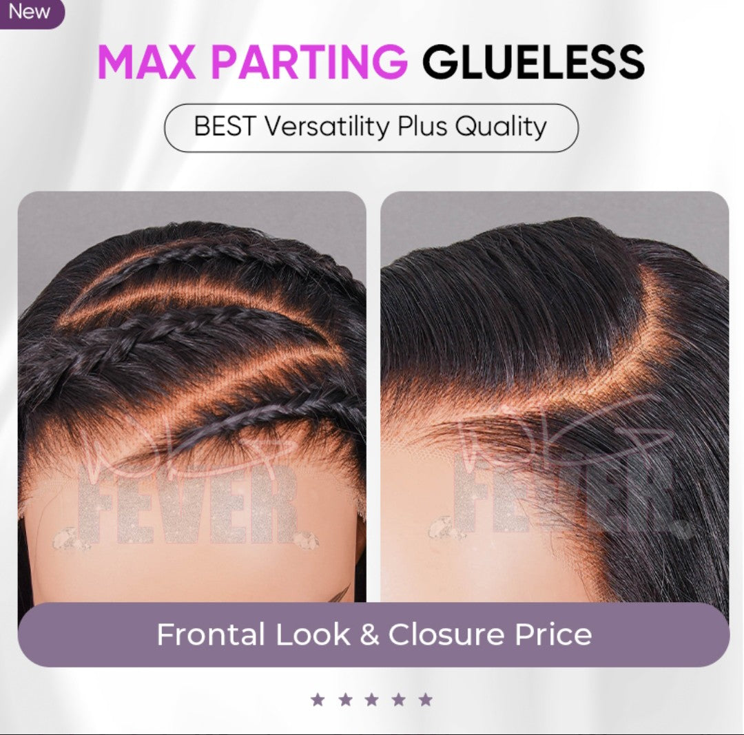 M-cap Silky Straight 9x6 Wear Go Glueless Bleached Tiny Knots Pre-Cut Lace Closure Pre Plucked Human Hair Wig