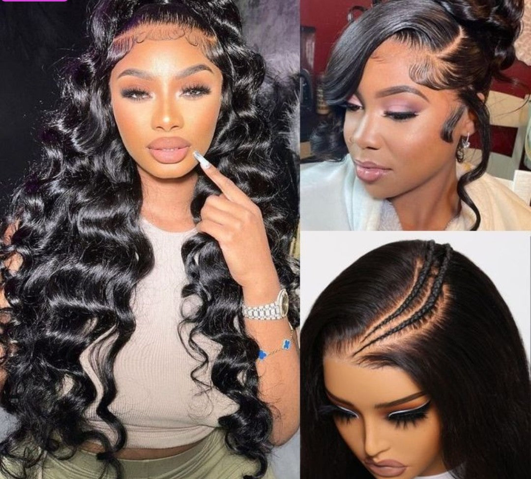 Top Tier HD HIGHEST QUALITY Natural Body Wave Pre-Cut 13x4 Lace Frontal Bleached Knots Natural Hairline Wear Go Glueless Wig With Invisi Draw-Strings