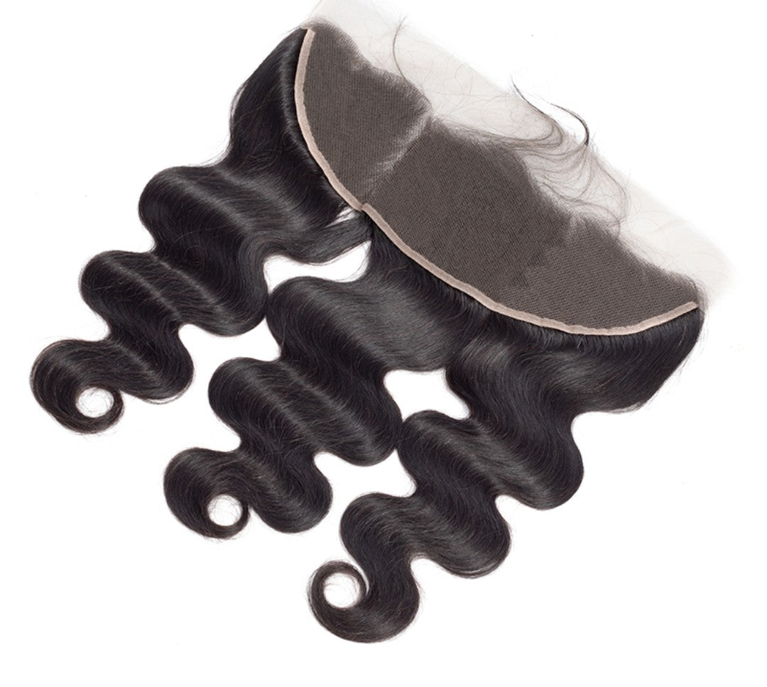 Brazilian Body Wave Hair 3Bundles With 13x4 Lace Frontal 100% Human Hair Extensions